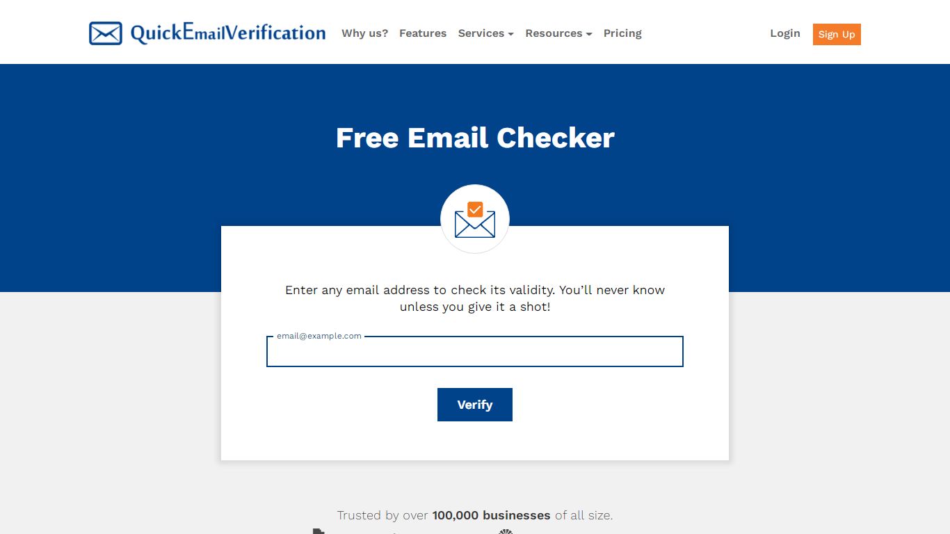Free Email Checker - QuickEmailVerification