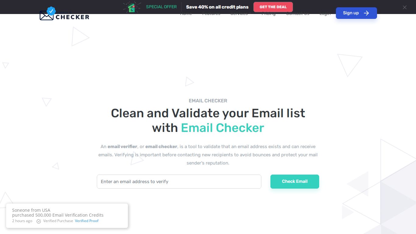 Email Checker | Most Rated Online Email verification Tool